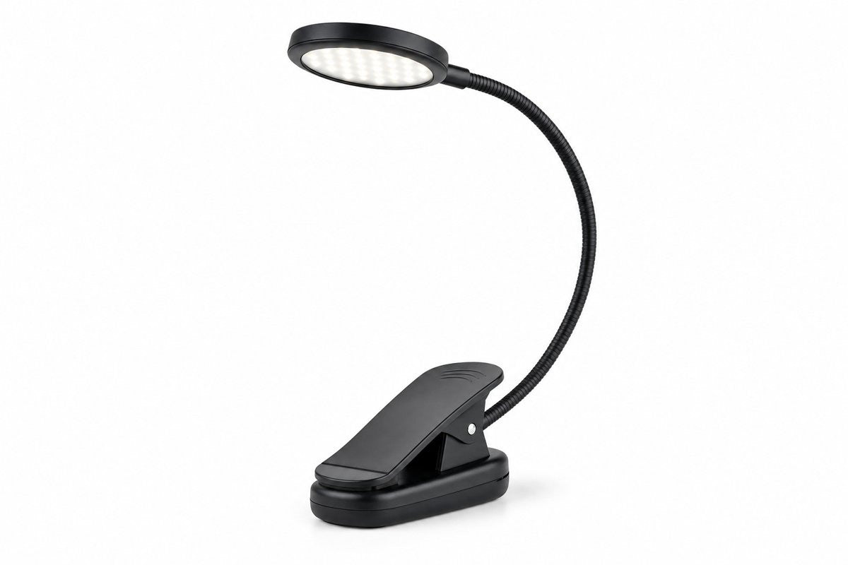 LED clip-on study desk lamp