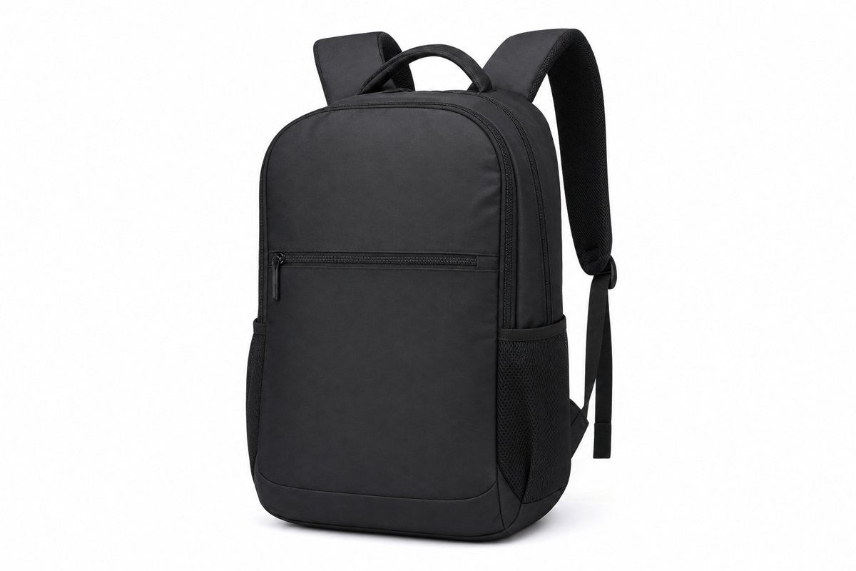 Black student laptop backpack
