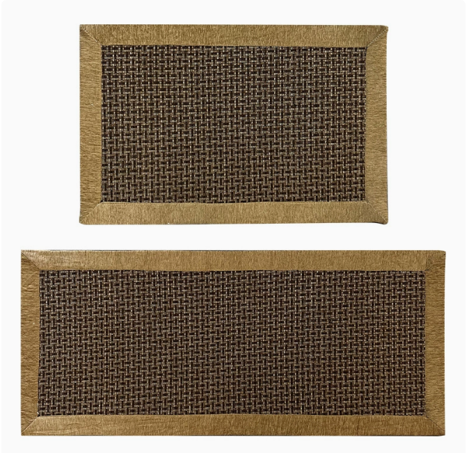 2-Pack Non-Slip & Waterproof Kitchen Floor Mats