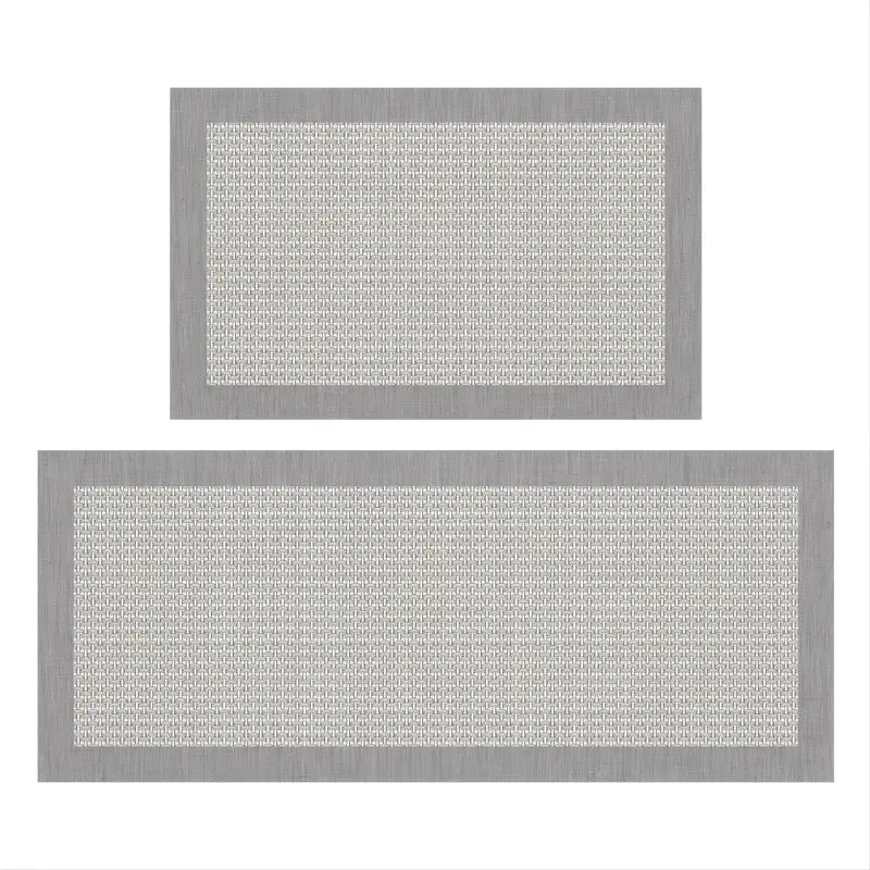 2-Pack Non-Slip & Waterproof Kitchen Floor Mats